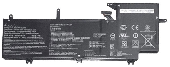 OEM Laptop Battery Replacement for  asus UX561UD E2026T