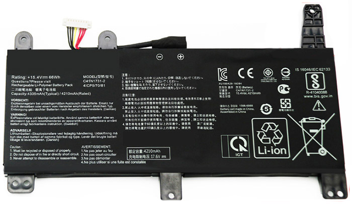 OEM Laptop Battery Replacement for  asus ROG Strix G17 G712LU