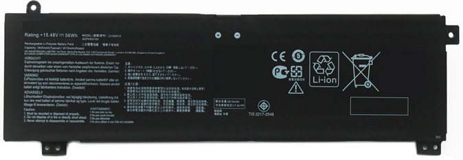 OEM Laptop Battery Replacement for  asus ROG Strix G17 FX507ZC