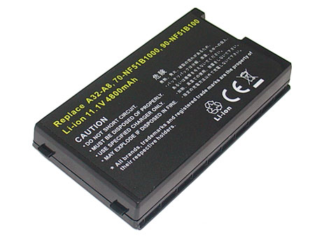 OEM Laptop Battery Replacement for  ASUS A8Dc