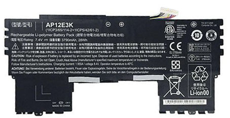 OEM Laptop Battery Replacement for  acer AP12E3K