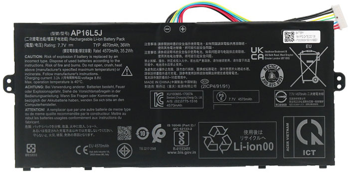 OEM Laptop Battery Replacement for acer Swift 5 52T Series OEM Laptop Battery Replacement for acer Swift 5 52T Series