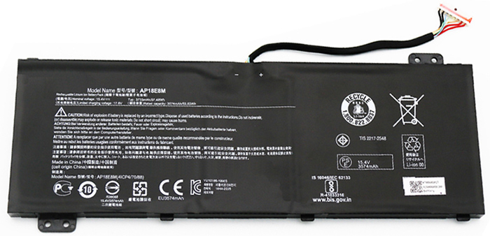 OEM Laptop Battery Replacement for  acer Nitro 7 AN715 51 Series