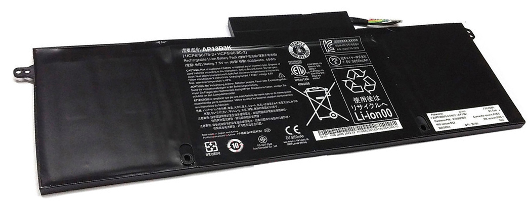 OEM Laptop Battery Replacement for  acer Aspire S3 392