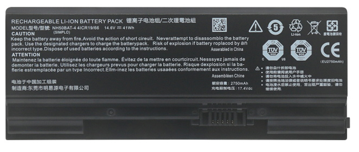 OEM Laptop Battery Replacement for  CLEVO NH58RAQ