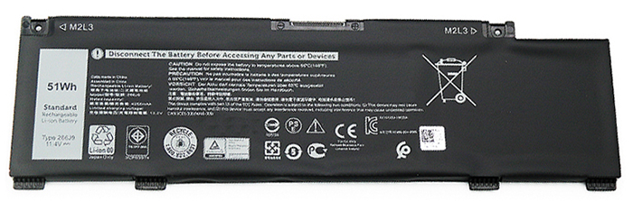 OEM Laptop Battery Replacement for Dell G3 15 3790 OEM Laptop Battery Replacement for Dell G3 15 3790