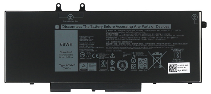 OEM Laptop Battery Replacement for  dell Precision 3550 M3550 Series