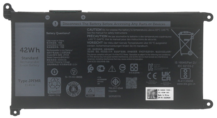 OEM Laptop Battery Replacement for  Dell P29T