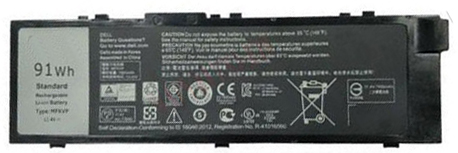 OEM Laptop Battery Replacement for  Dell MFKVP