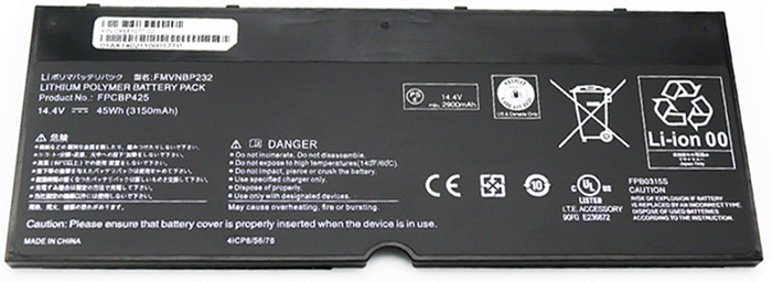 OEM Laptop Battery Replacement for  fujitsu LifeBook U745