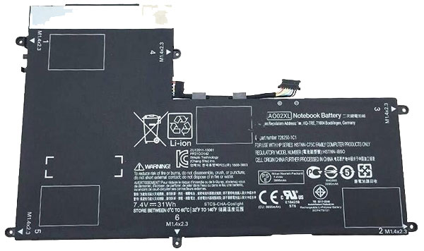 OEM Laptop Battery Replacement for  hp ElitePad 1000 G2 J0F39PA