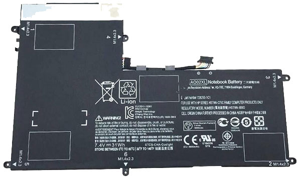 OEM Laptop Battery Replacement for  hp ElitePad 1000 G2 J4M78PA