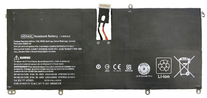 OEM Laptop Battery Replacement for  hp Ultrabook 13 2004tu