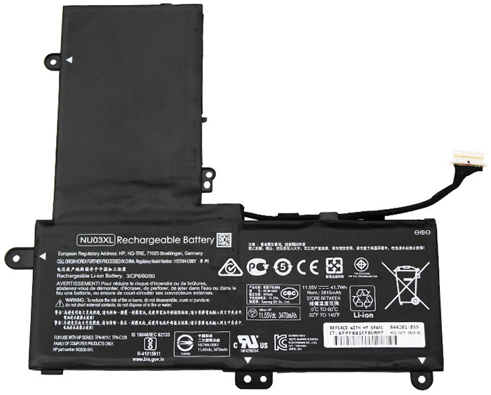 OEM Laptop Battery Replacement for  hp 844201 855