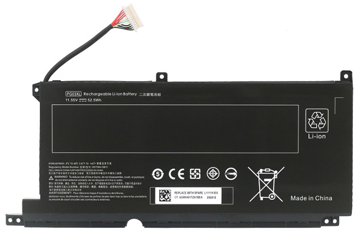 OEM Laptop Battery Replacement for hp Pavilion Gaming 16 a0002TX OEM Laptop Battery Replacement for hp Pavilion Gaming 16 a0002TX