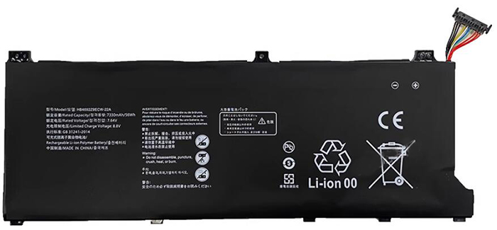 OEM Laptop Battery Replacement for  HUAWEI MACHD WFE9