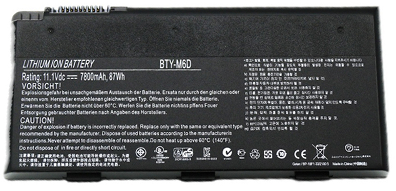 OEM Laptop Battery Replacement for  MSI GT663R Series