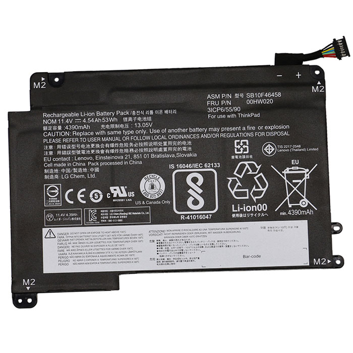 OEM Laptop Battery Replacement for LENOVO 00HW021 OEM Laptop Battery Replacement for LENOVO 00HW021