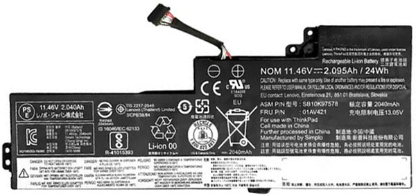 OEM Laptop Battery Replacement for  lenovo ThinkPad T480(20L5A008CD)