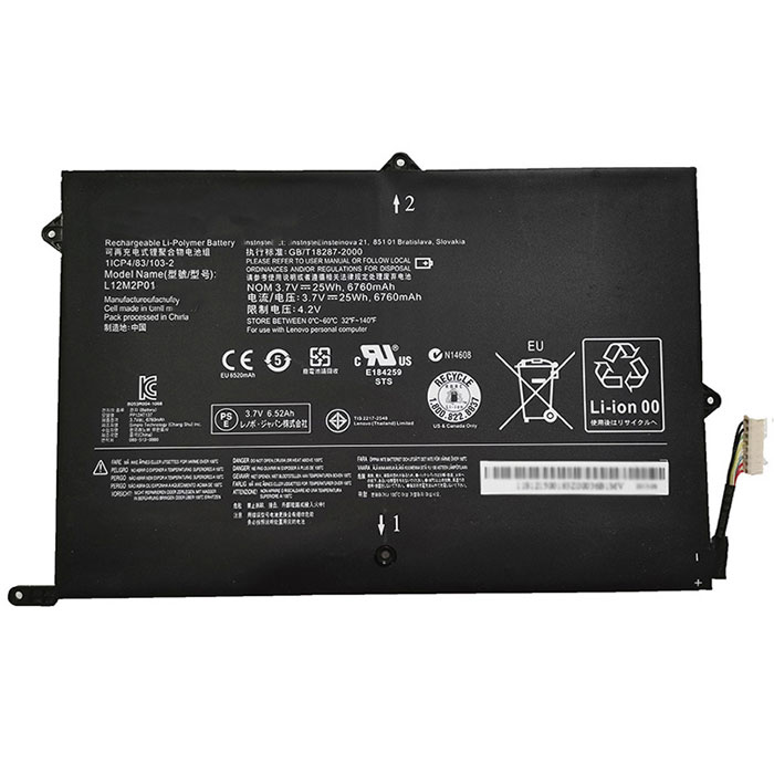 OEM Laptop Battery Replacement for  LENOVO L12M2P01