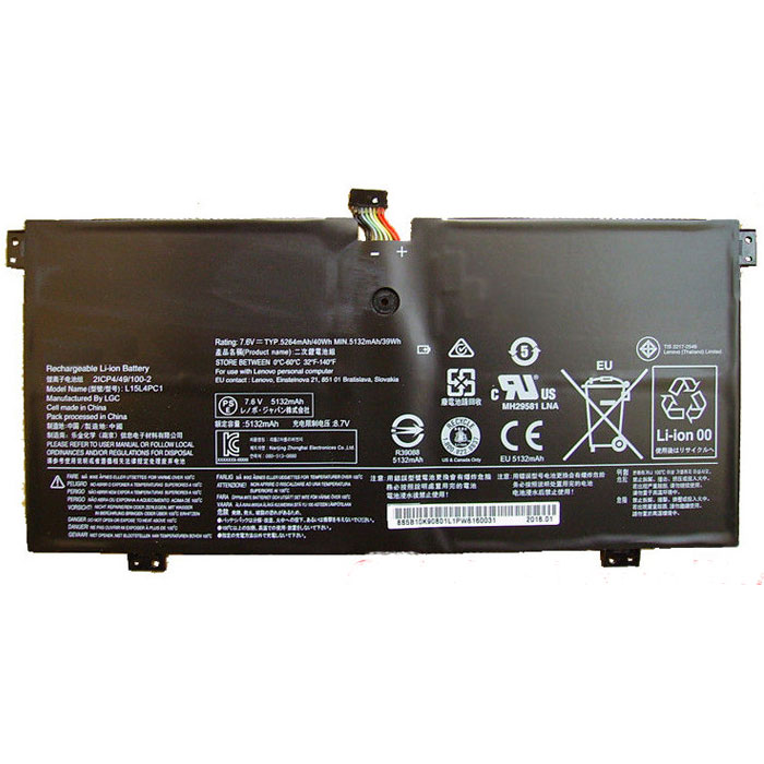 OEM Laptop Battery Replacement for lenovo L15L4PC1 OEM Laptop Battery Replacement for lenovo L15L4PC1