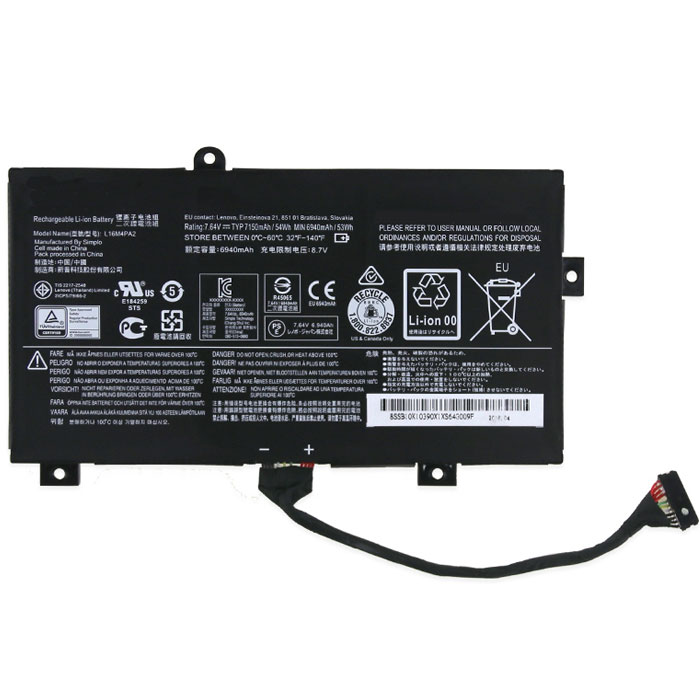 OEM Laptop Battery Replacement for lenovo L16M4PA2 OEM Laptop Battery Replacement for lenovo L16M4PA2