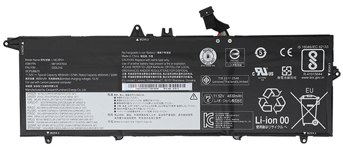 OEM Laptop Battery Replacement for  lenovo 1 5B10W13912