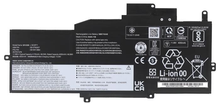 OEM Laptop Battery Replacement for LENOVO L19M3P73 OEM Laptop Battery Replacement for LENOVO L19M3P73