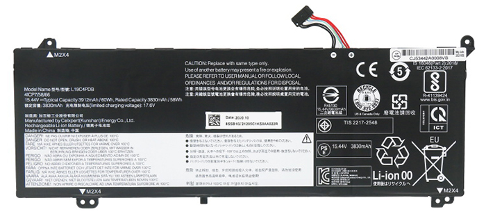 OEM Laptop Battery Replacement for  lenovo L19M4PDB