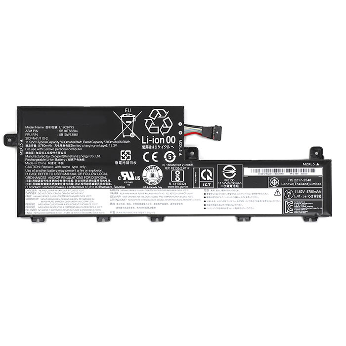 OEM Laptop Battery Replacement for  LENOVO L19L6P72