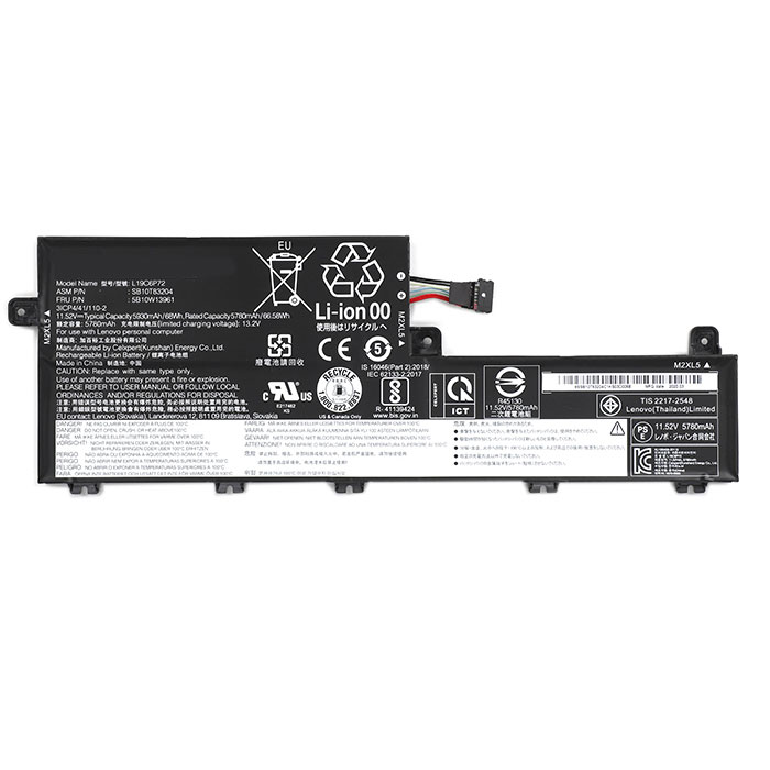 OEM Laptop Battery Replacement for  LENOVO 5B10W13961