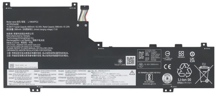 L19M4PD2 laptop battery