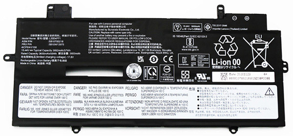 OEM Laptop Battery Replacement for  LENOVO ThinkPad X1 Carbon 9th Gen Type 20XX