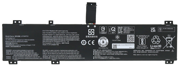 OEM Laptop Battery Replacement for LENOVO R9000K 2022 OEM Laptop Battery Replacement for LENOVO R9000K 2022