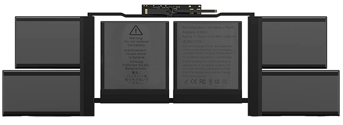 OEM Laptop Battery Replacement for  APPLE MacBook Pro 15 A1990 2019 Year