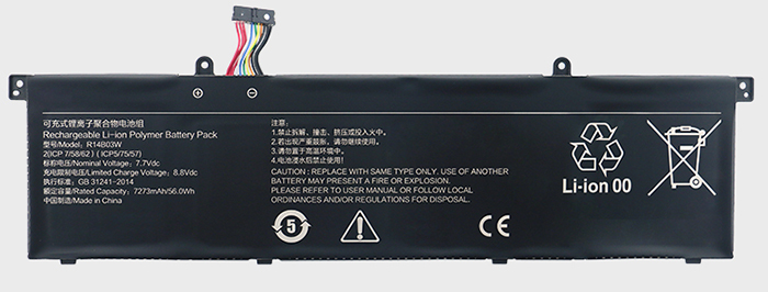 OEM Laptop Battery Replacement for  XIAOMI R14B03W