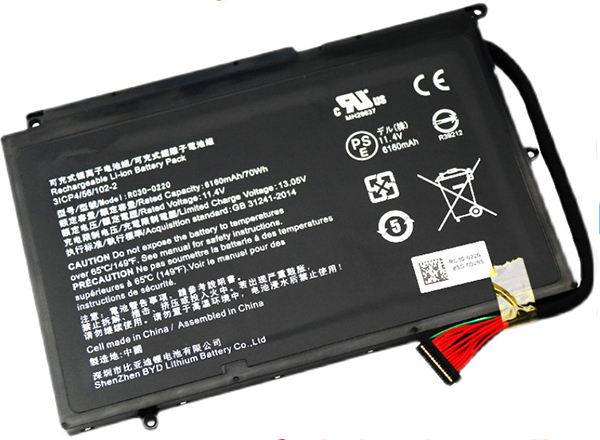 OEM Laptop Battery Replacement for  RAZER RZ09 0220
