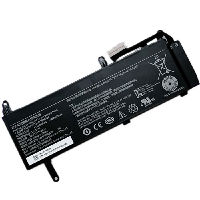OEM Laptop Battery Replacement for  XIAOMI GTX1060 Intel I7