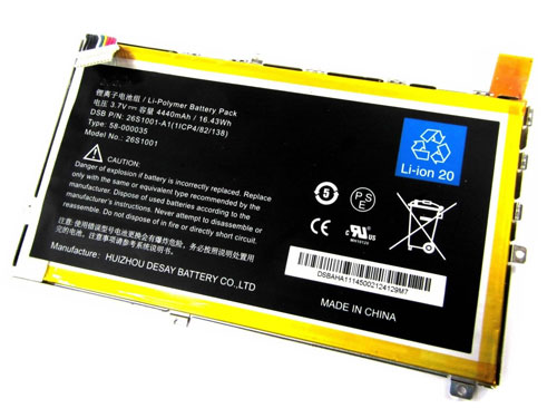OEM Laptop Battery Replacement for  AMAZON 26S1001 A1